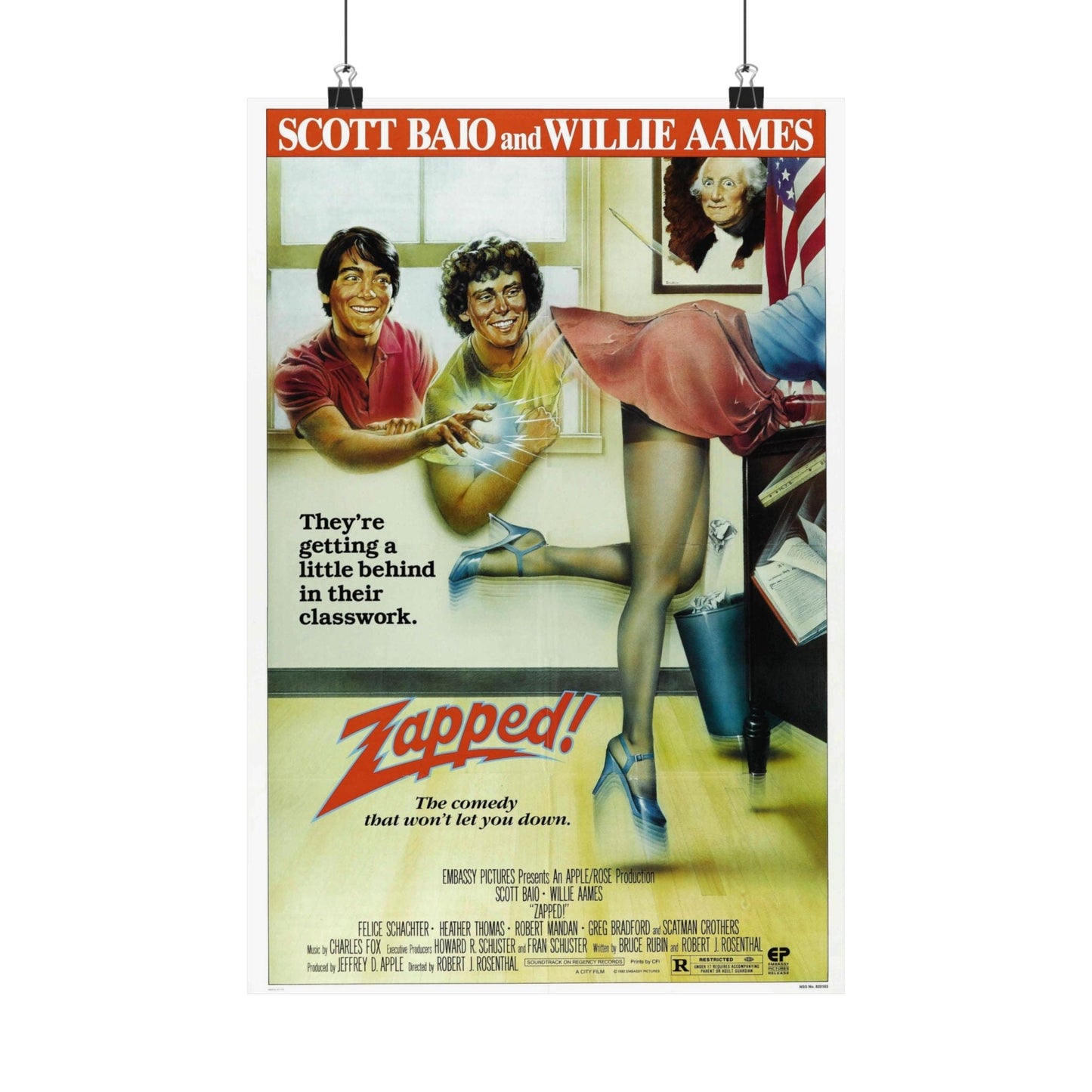 ZAPPED 1982 - Paper Movie Poster-12″ x 18″-The Sticker Space