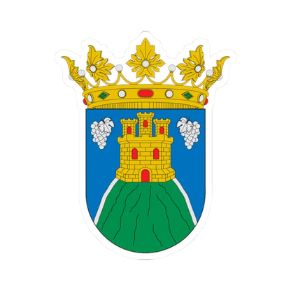 Zaragoza-Acered (Spain) (Coat of Arms) STICKER Vinyl Kiss-Cut Decal 2 Inch White - The Sticker Space