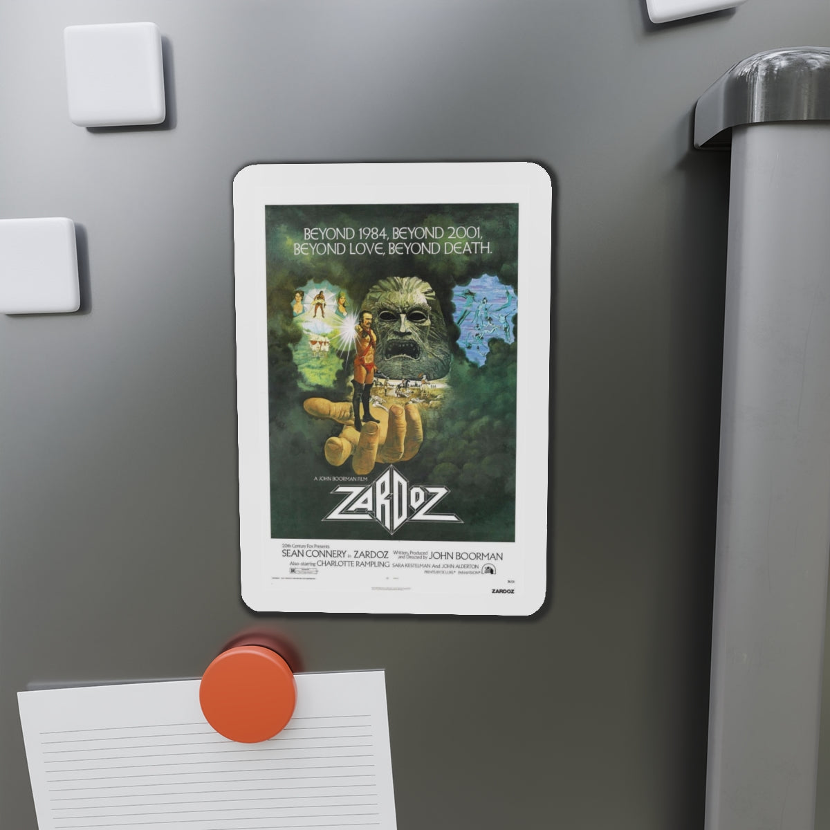 ZARDOZ 1974 Movie Poster - Refrigerator Magnet