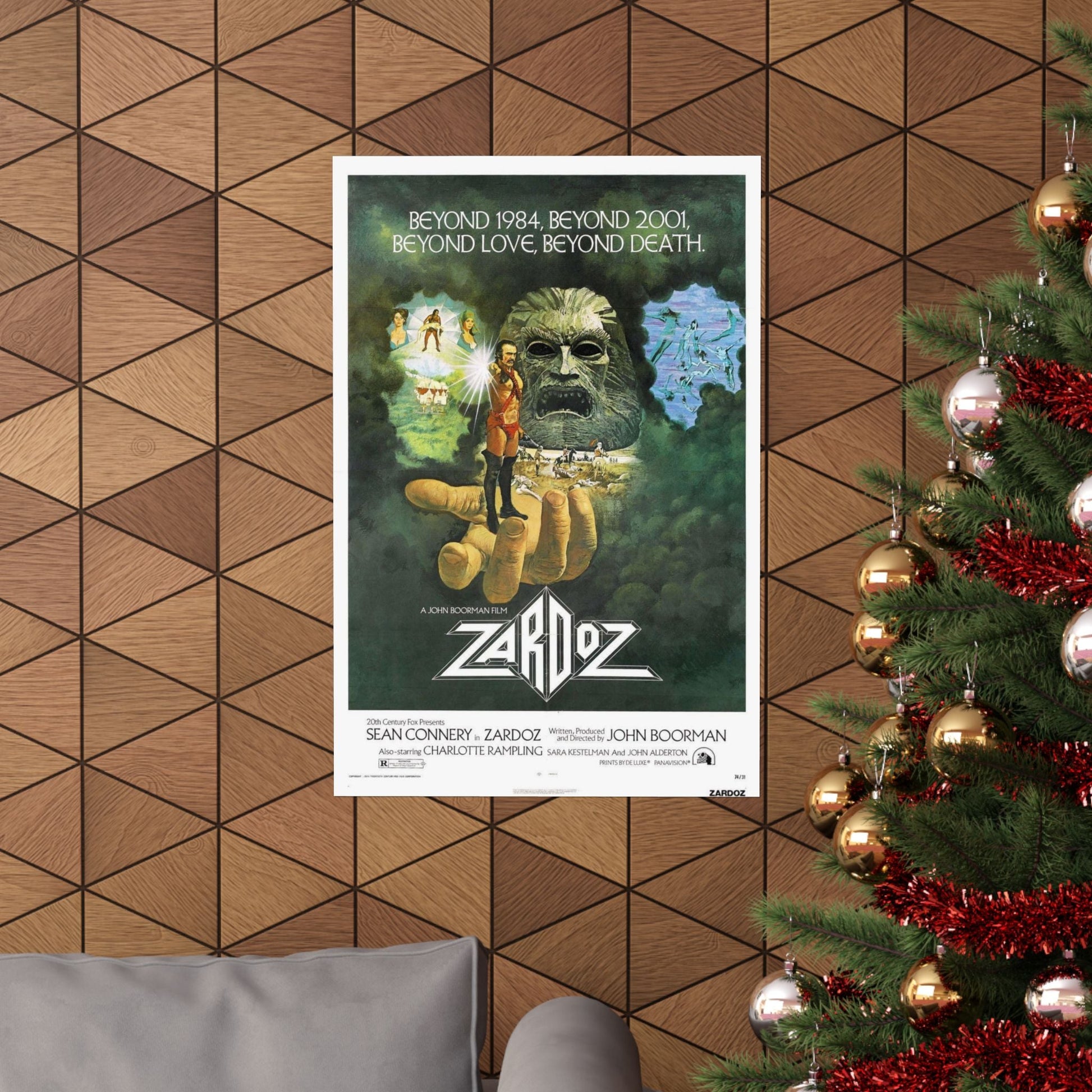 ZARDOZ 1974 - Paper Movie Poster-The Sticker Space