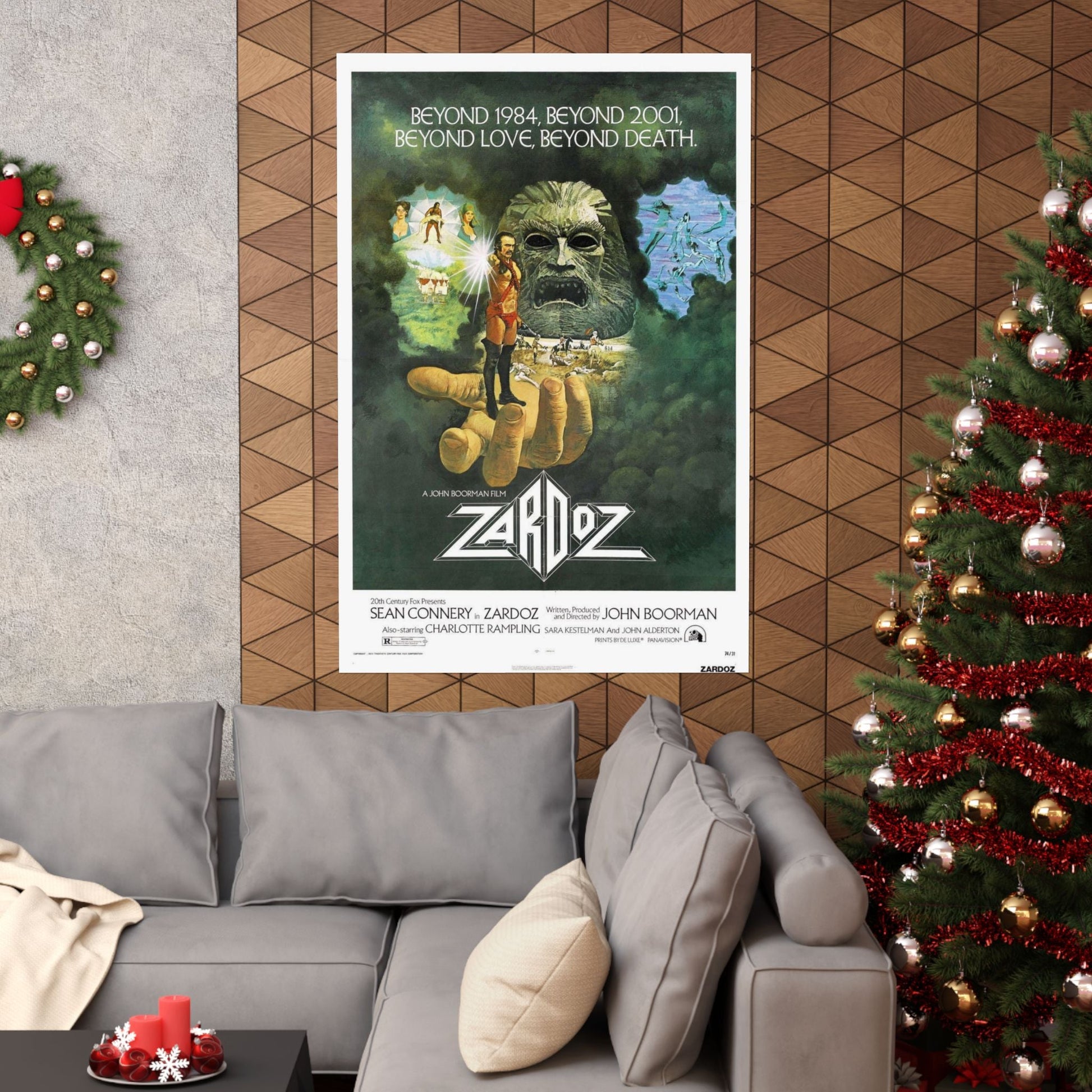 ZARDOZ 1974 - Paper Movie Poster-The Sticker Space