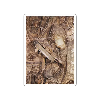 ZARZA, Vasco de la - Tomb of Don Alonso de Madrigal (detail) (Artwork) STICKER Vinyl Die-Cut Decal White Die-Cut 2 Inch - The Sticker Space