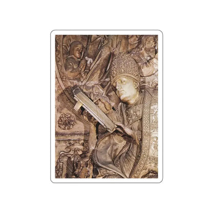 ZARZA, Vasco de la - Tomb of Don Alonso de Madrigal (detail) (Artwork) STICKER Vinyl Die-Cut Decal White Die-Cut 6 Inch - The Sticker Space