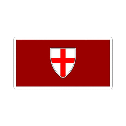 Zastava Buja (Croatia) STICKER Vinyl Kiss-Cut Decal 2 Inch White - The Sticker Space