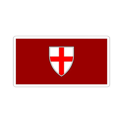 Zastava Buja (Croatia) STICKER Vinyl Kiss-Cut Decal 3 Inch White - The Sticker Space