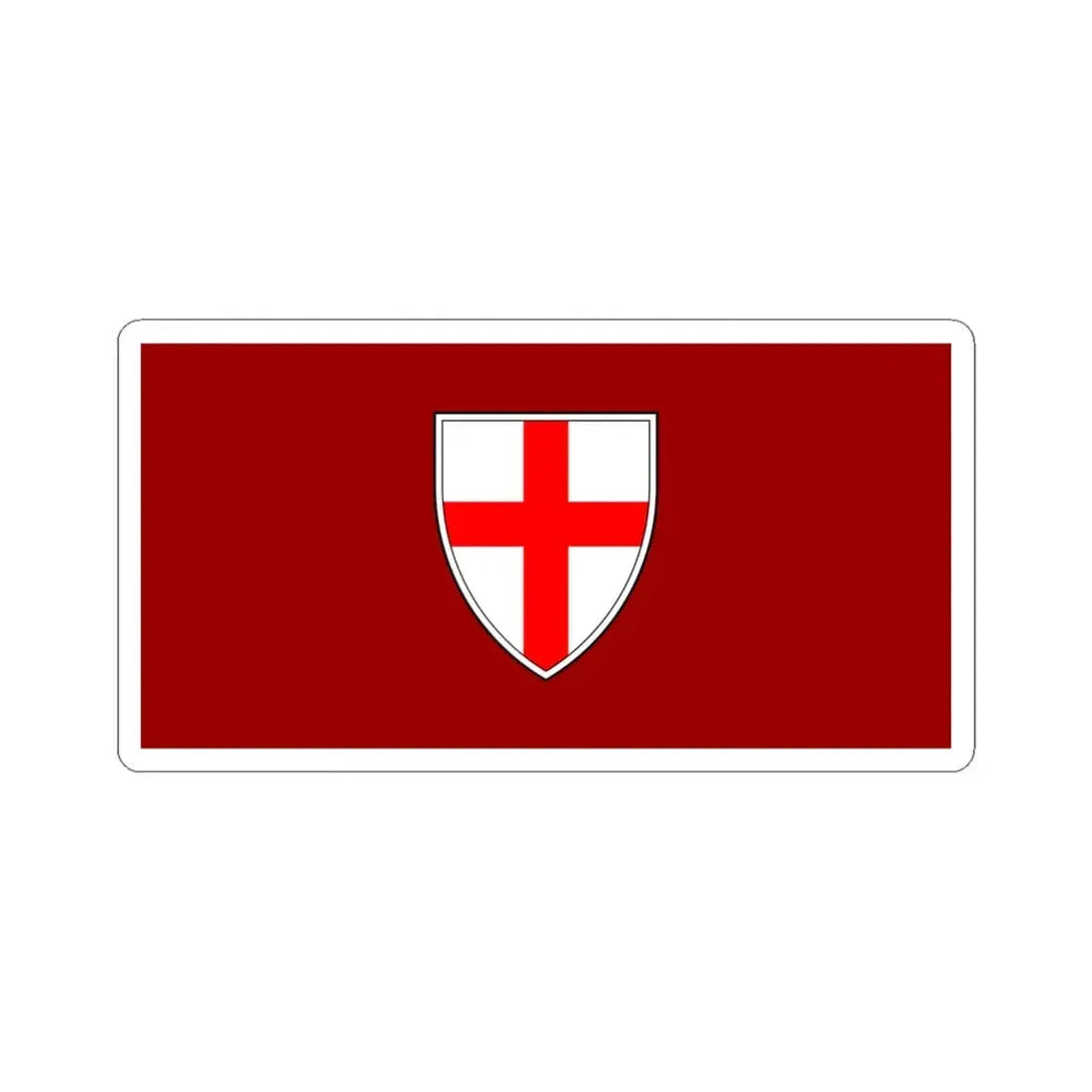 Zastava Buja (Croatia) STICKER Vinyl Kiss-Cut Decal 6 Inch White - The Sticker Space