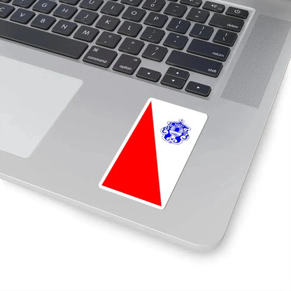 Zastava Buzeta (Croatia) STICKER Vinyl Kiss-Cut Decal - The Sticker Space