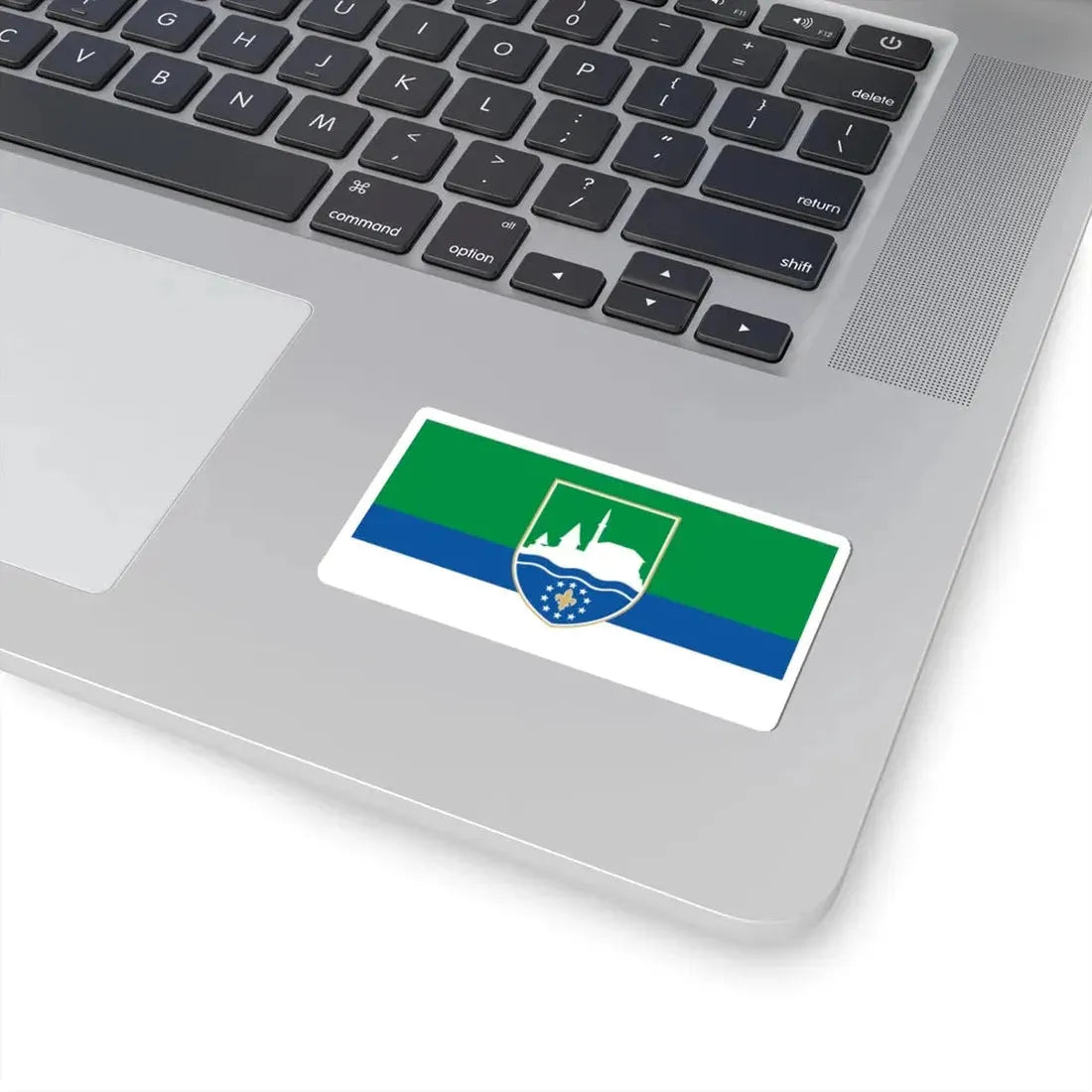 Zastava Cazina (Bosnia and Herzegovina) STICKER Vinyl Kiss-Cut Decal - The Sticker Space