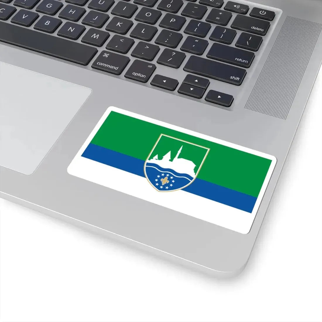 Zastava Cazina (Bosnia and Herzegovina) STICKER Vinyl Kiss-Cut Decal - The Sticker Space