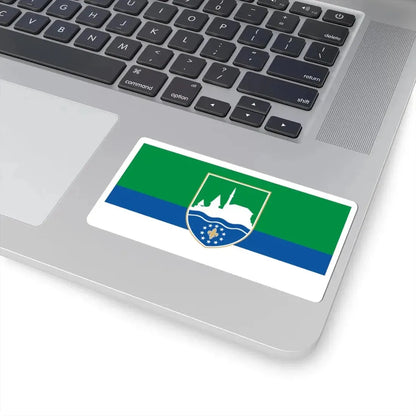 Zastava Cazina (Bosnia and Herzegovina) STICKER Vinyl Kiss-Cut Decal - The Sticker Space