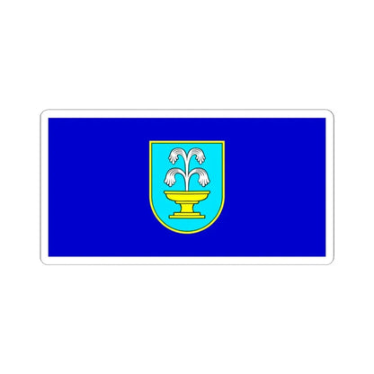 Zastava Funtane (Croatia) STICKER Vinyl Kiss-Cut Decal 2 Inch White - The Sticker Space