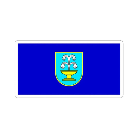 Zastava Funtane (Croatia) STICKER Vinyl Kiss-Cut Decal 2 Inch White - The Sticker Space