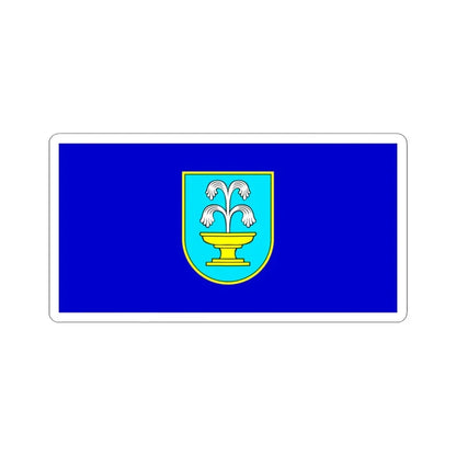 Zastava Funtane (Croatia) STICKER Vinyl Kiss-Cut Decal 3 Inch White - The Sticker Space