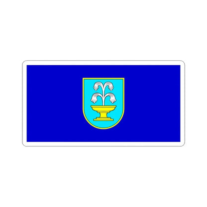 Zastava Funtane (Croatia) STICKER Vinyl Kiss-Cut Decal 6 Inch White - The Sticker Space