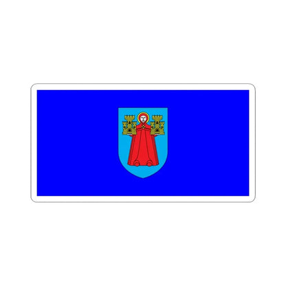 Zastava Kanfanara (Croatia) STICKER Vinyl Kiss-Cut Decal 3 Inch White - The Sticker Space