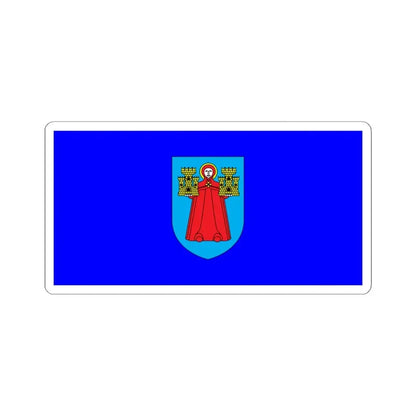 Zastava Kanfanara (Croatia) STICKER Vinyl Kiss-Cut Decal 4 Inch White - The Sticker Space