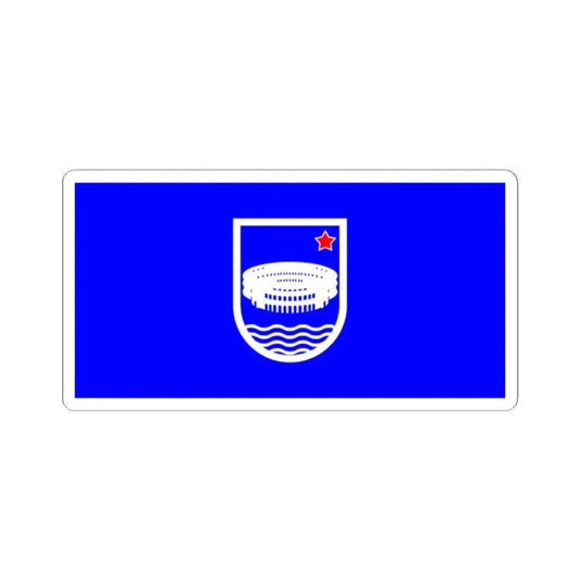 Zastava Pule SFRJ (Croatia) STICKER Vinyl Kiss-Cut Decal 2 Inch White - The Sticker Space