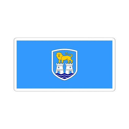 Zastava Umaga (Croatia) STICKER Vinyl Kiss-Cut Decal 4 Inch White - The Sticker Space