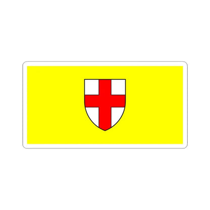 Zastava Vodnjana (Croatia) STICKER Vinyl Kiss-Cut Decal 3 Inch White - The Sticker Space