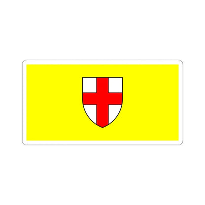 Zastava Vodnjana (Croatia) STICKER Vinyl Kiss-Cut Decal 4 Inch White - The Sticker Space