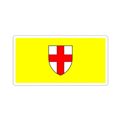 Zastava Vodnjana (Croatia) STICKER Vinyl Kiss-Cut Decal 6 Inch White - The Sticker Space