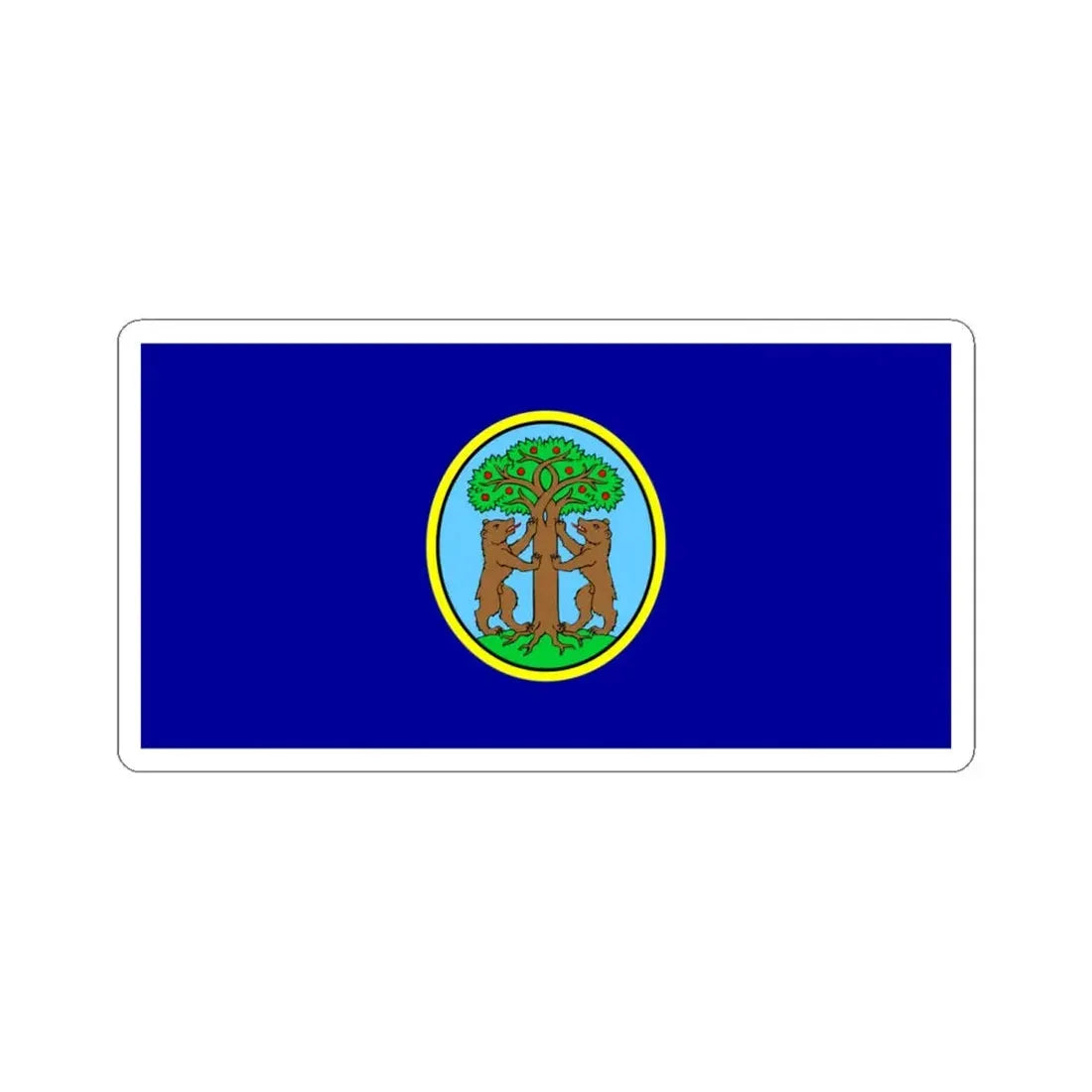 Zastava Vrsara (Croatia) STICKER Vinyl Kiss-Cut Decal 6 Inch White - The Sticker Space