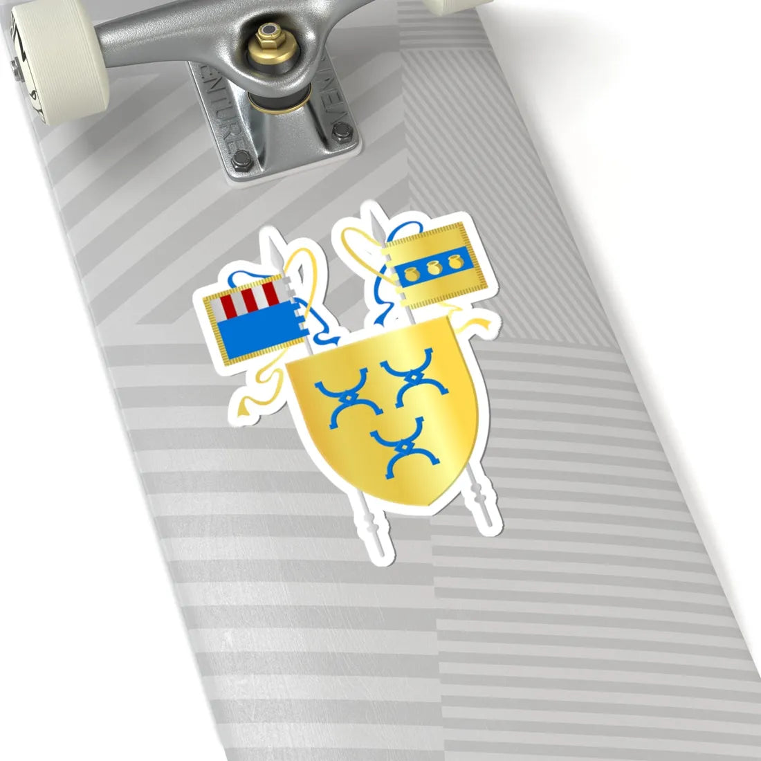 Zaventem wapen (Belgium) (Coat of Arms) STICKER Vinyl Kiss-Cut Decal - The Sticker Space