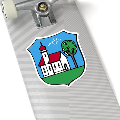 Zbraslav Praha-znak (Czech Republic) (Coat of Arms) STICKER Vinyl Kiss-Cut Decal - The Sticker Space