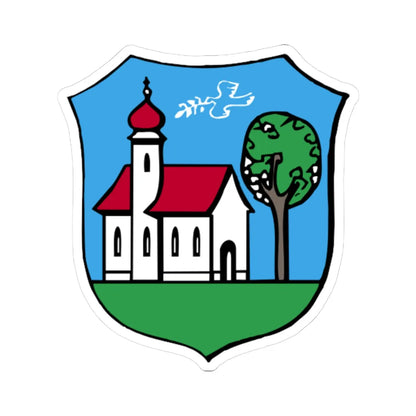 Zbraslav Praha-znak (Czech Republic) (Coat of Arms) STICKER Vinyl Kiss-Cut Decal - The Sticker Space