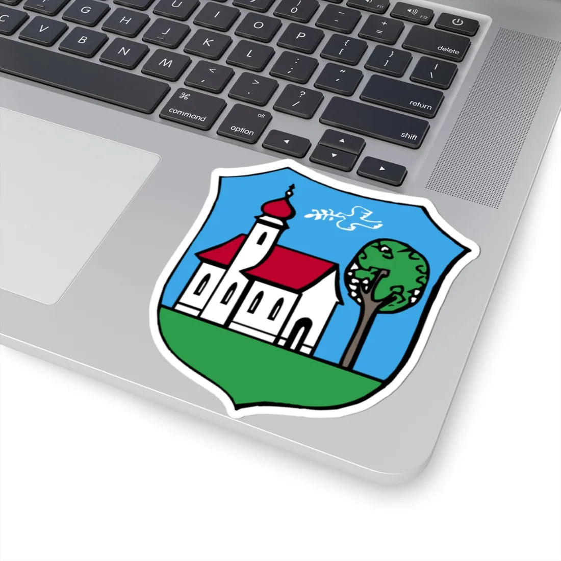 Zbraslav Praha-znak (Czech Republic) (Coat of Arms) STICKER Vinyl Kiss-Cut Decal - The Sticker Space