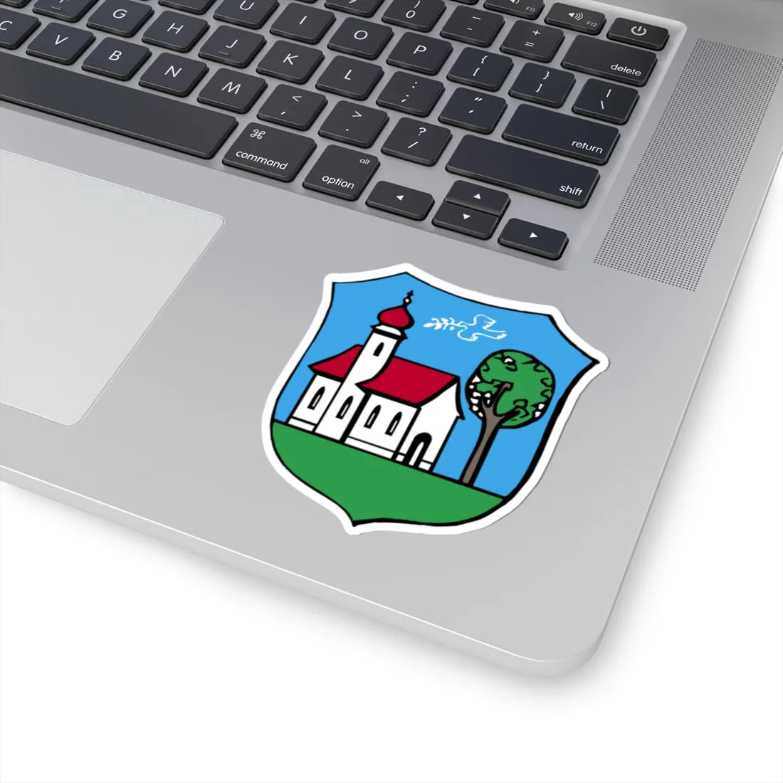 Zbraslav Praha-znak (Czech Republic) (Coat of Arms) STICKER Vinyl Kiss-Cut Decal - The Sticker Space