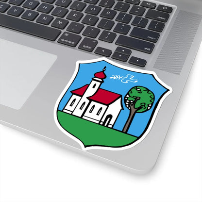 Zbraslav Praha-znak (Czech Republic) (Coat of Arms) STICKER Vinyl Kiss-Cut Decal - The Sticker Space