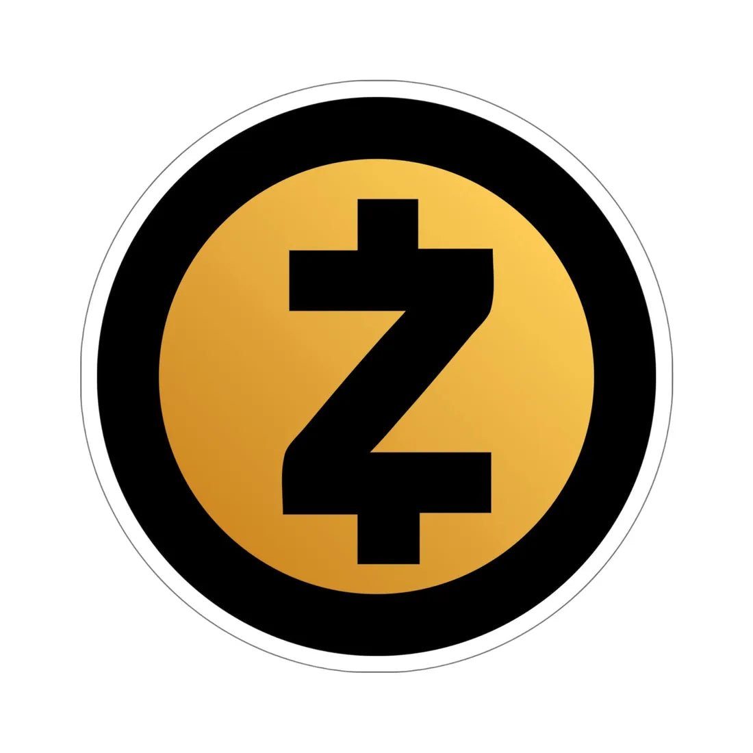 ZCASH ZEC (Cryptocurrency) STICKER Vinyl Die-Cut Decal 6 Inch - The Sticker Space