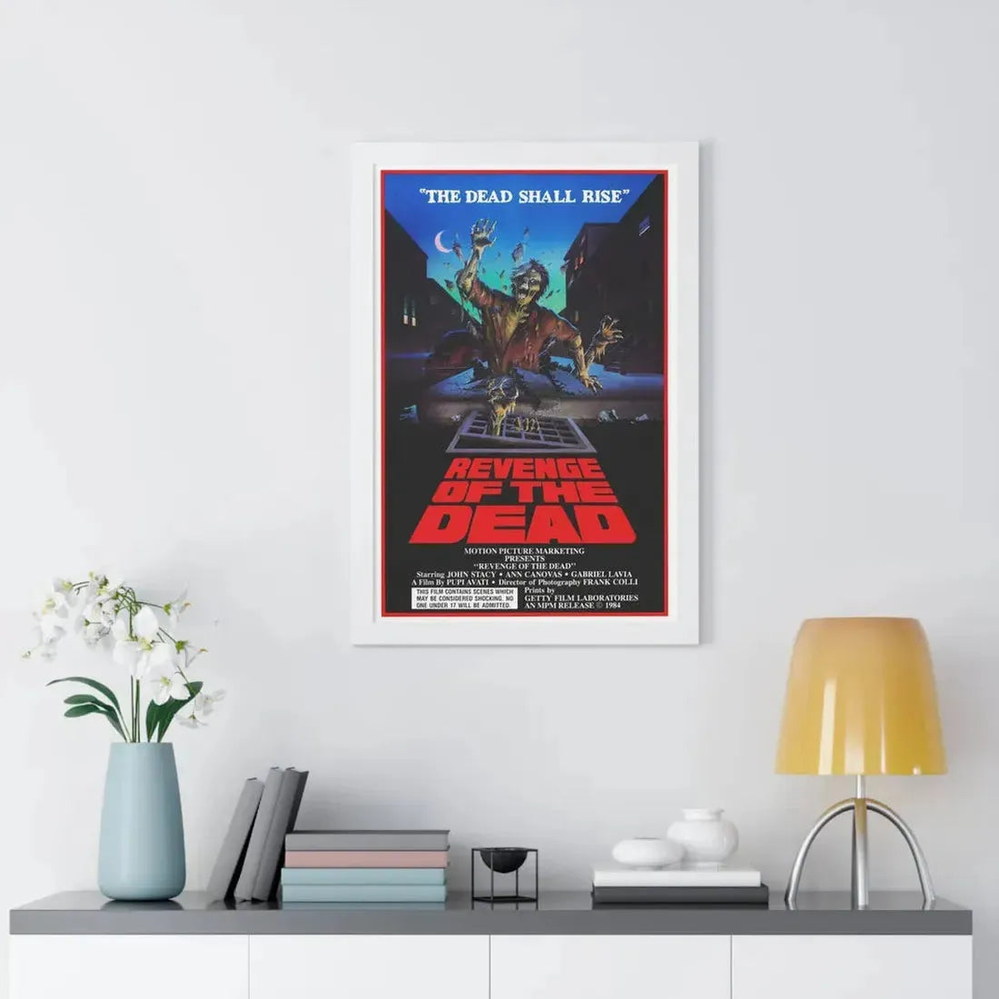 ZEDER (REVENGE OF THE DEAD) 1983 - Framed Movie Poster - The Sticker Space
