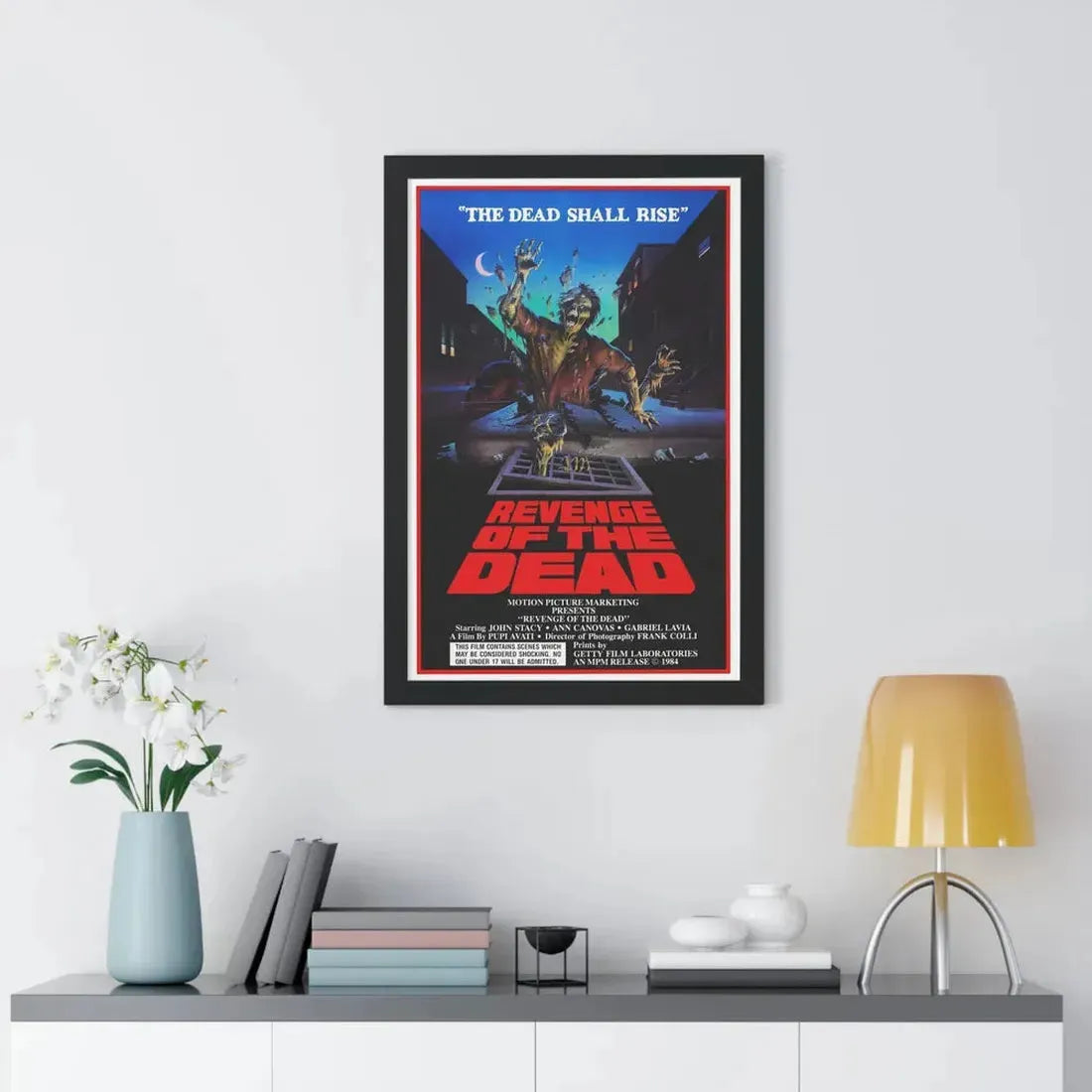 ZEDER (REVENGE OF THE DEAD) 1983 - Framed Movie Poster - The Sticker Space