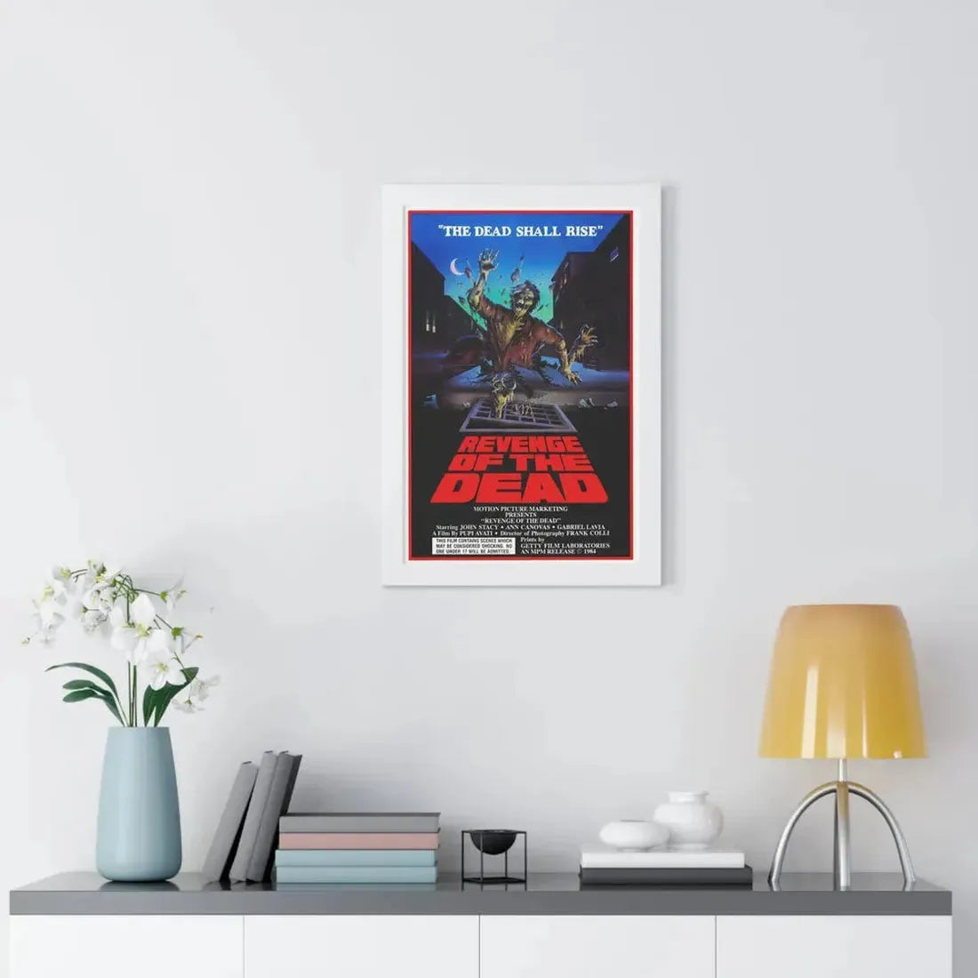 ZEDER (REVENGE OF THE DEAD) 1983 - Framed Movie Poster - The Sticker Space