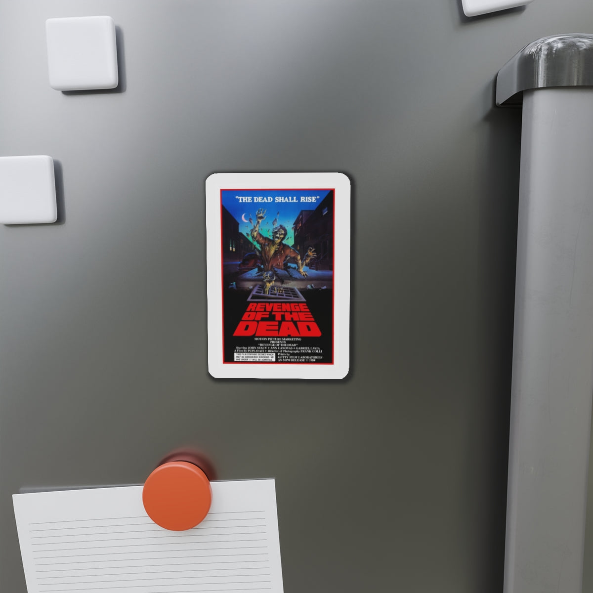 ZEDER (REVENGE OF THE DEAD) 1983 Movie Poster - Refrigerator Magnet-The Sticker Space