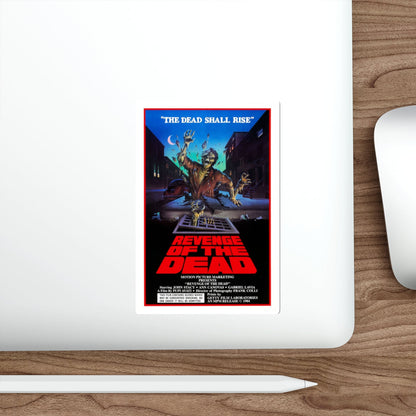 ZEDER (REVENGE OF THE DEAD) 1983 Movie Poster STICKER Vinyl Die-Cut Decal-The Sticker Space