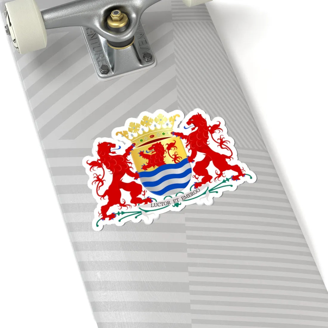 Zeeland wapen (Netherlands) (Coat of Arms) STICKER Vinyl Kiss-Cut Decal - The Sticker Space