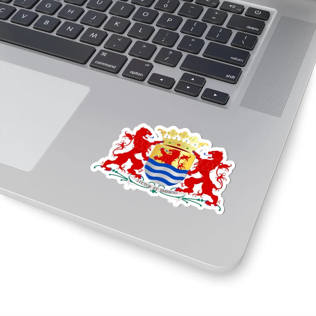 Zeeland wapen (Netherlands) (Coat of Arms) STICKER Vinyl Kiss-Cut Decal - The Sticker Space