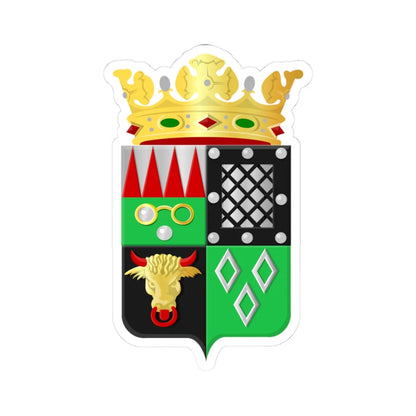 Zeevang wapen (Netherlands) (Coat of Arms) STICKER Vinyl Kiss-Cut Decal 3 Inch White - The Sticker Space