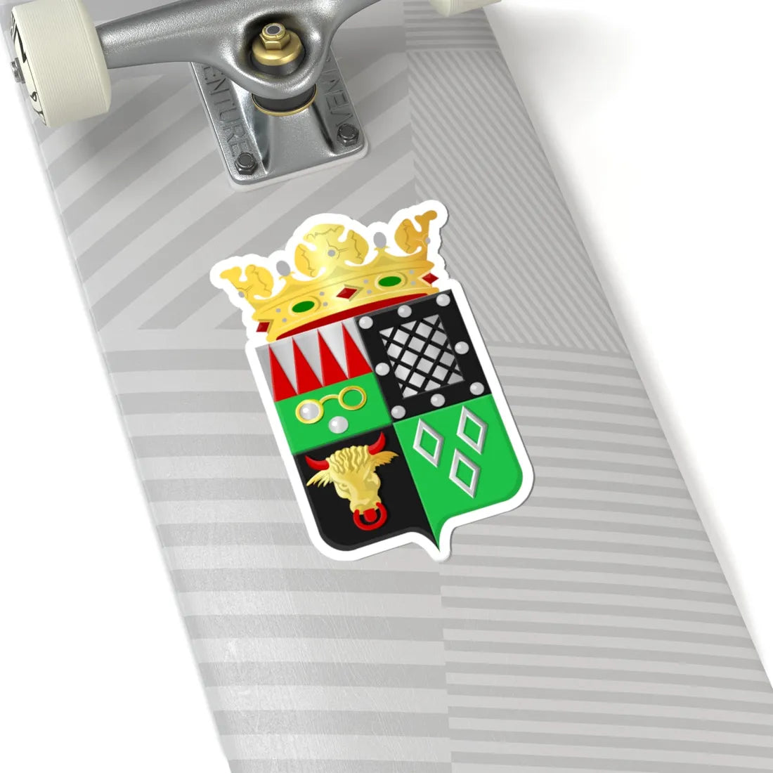 Zeevang wapen (Netherlands) (Coat of Arms) STICKER Vinyl Kiss-Cut Decal - The Sticker Space