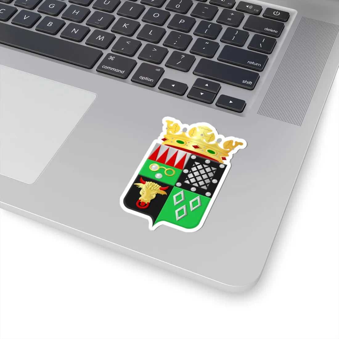 Zeevang wapen (Netherlands) (Coat of Arms) STICKER Vinyl Kiss-Cut Decal - The Sticker Space