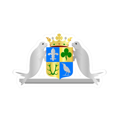 Zeewolde wapen (Netherlands) (Coat of Arms) STICKER Vinyl Kiss-Cut Decal 2 Inch White - The Sticker Space