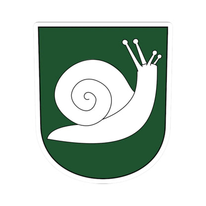 Zell-blazon (Switzerland) (Coat of Arms) STICKER Vinyl Kiss-Cut Decal 2 Inch White - The Sticker Space