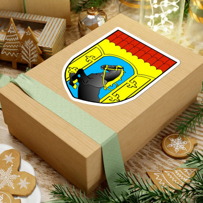 Zelva coat (Belarus) (Coat of Arms) STICKER Vinyl Kiss-Cut Decal - The Sticker Space