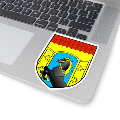 Zelva coat (Belarus) (Coat of Arms) STICKER Vinyl Kiss-Cut Decal - The Sticker Space