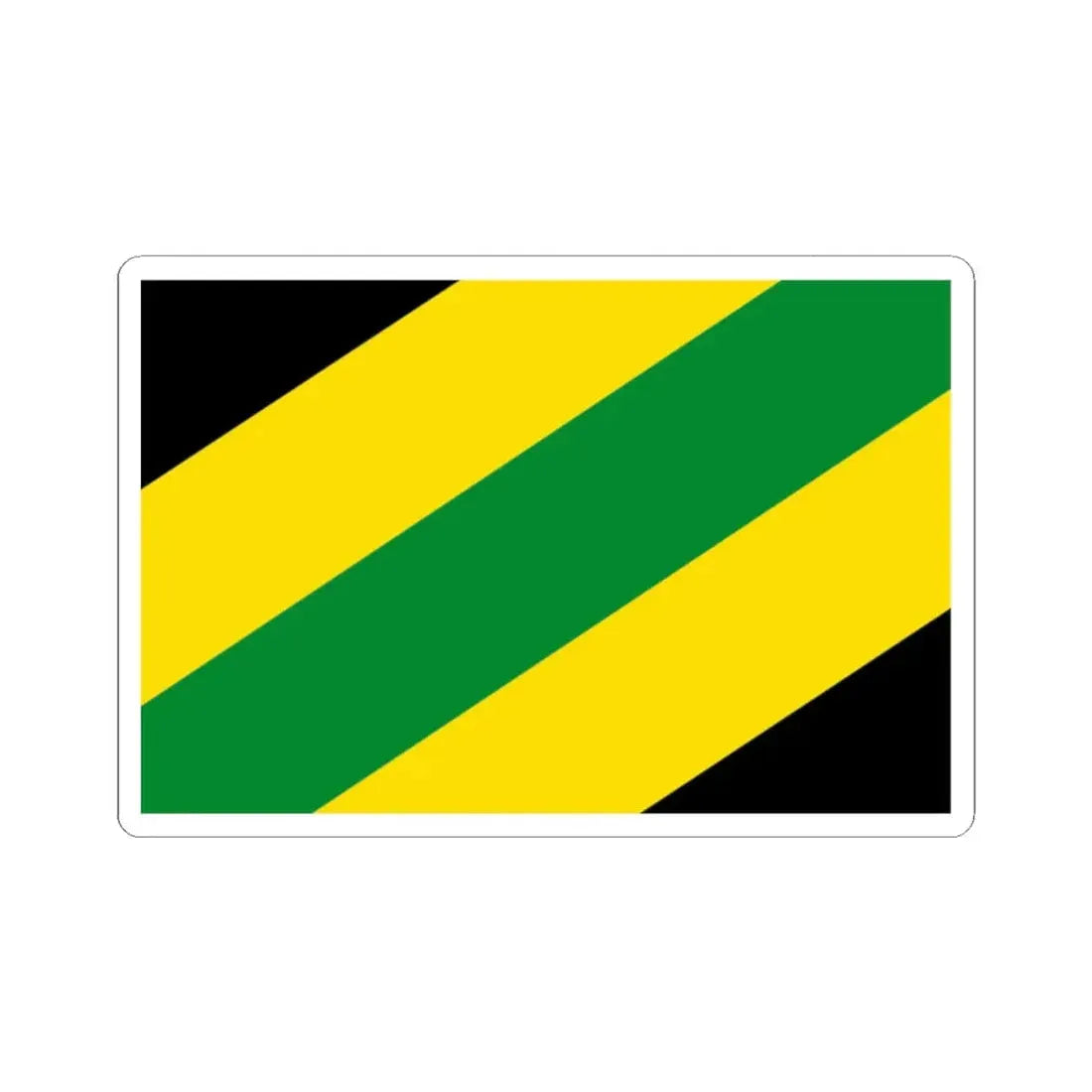 Zemst vlag (Belgium) STICKER Vinyl Kiss-Cut Decal 2 Inch White - The Sticker Space