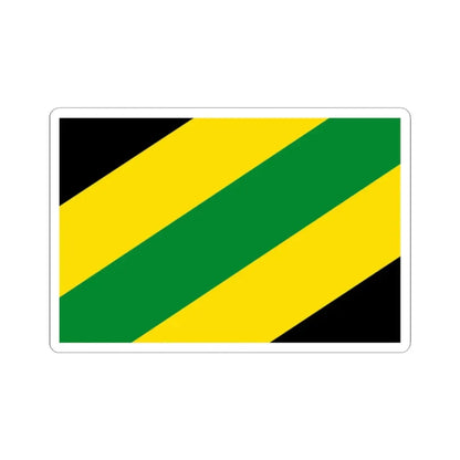 Zemst vlag (Belgium) STICKER Vinyl Kiss-Cut Decal 2 Inch White - The Sticker Space