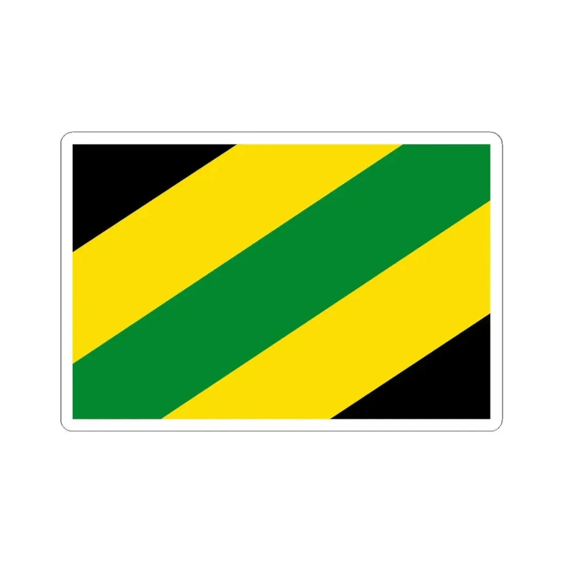 Zemst vlag (Belgium) STICKER Vinyl Kiss-Cut Decal 4 Inch White - The Sticker Space